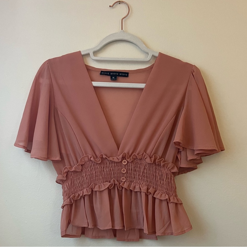 Smocked Crop Top